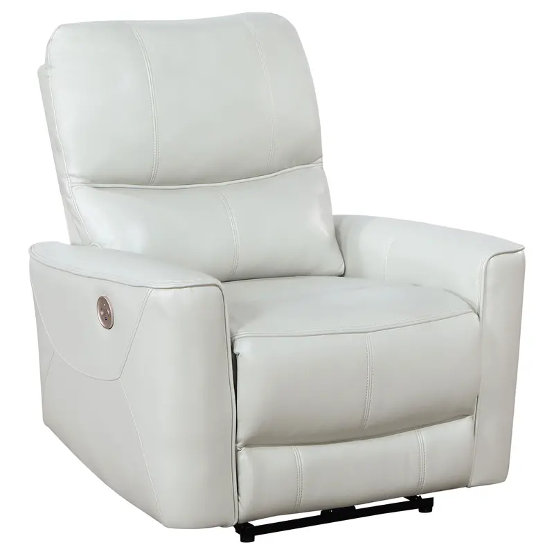 Greenfield Dove Grey Power Recliner – Upholstered Accent Chair 1