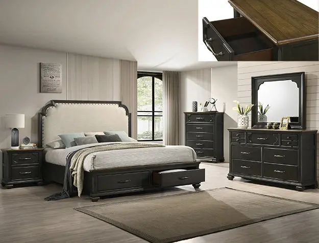 Hamilton Mid-Century Bedroom Collection 1