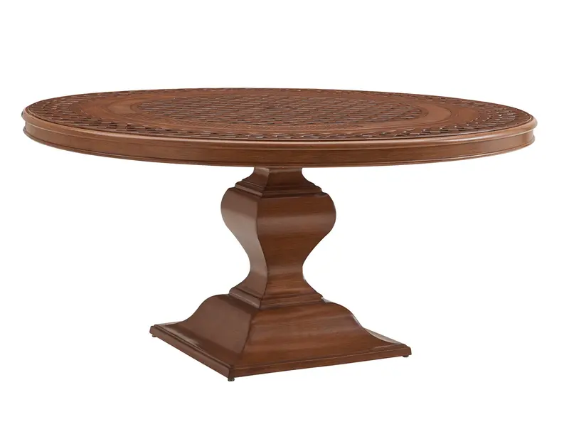 Harbor Isle Round Solid Wood Dining Table 1