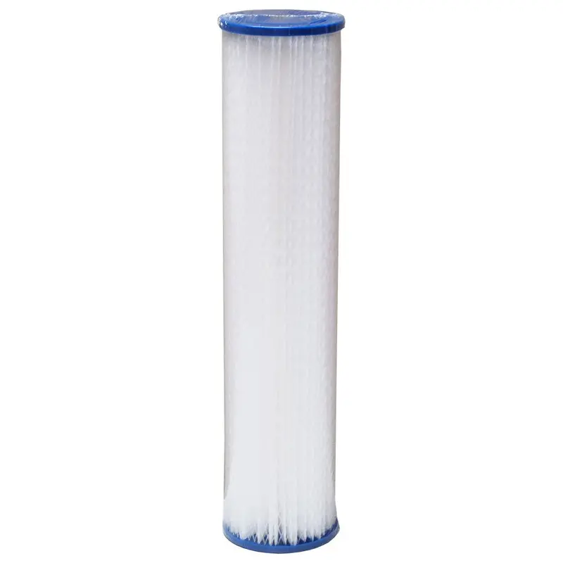 Harmsco Calypso Blue Poly-Pleat Fail-Safe Filter Cartridge, 20-Inch, 1-Micron Abs Housing 1