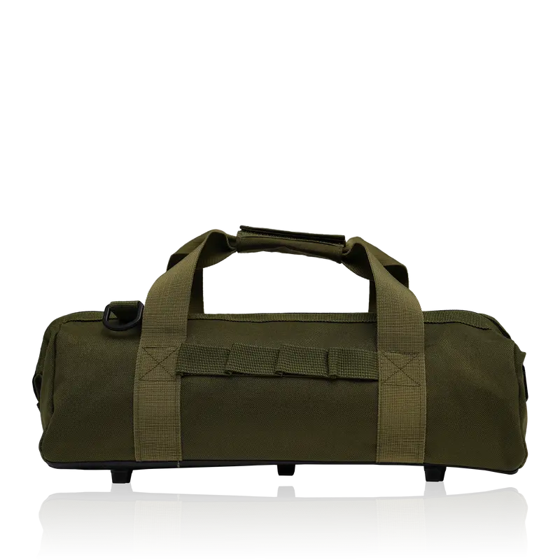 Heavy-Duty Waterproof Camping Tool Bag With Expandable Side Pockets 1