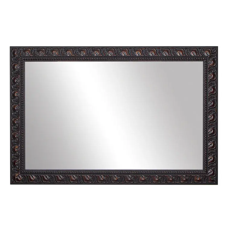 Hillsborough Vanity Mirror With Wood Frame And Adjustable Tilt 1