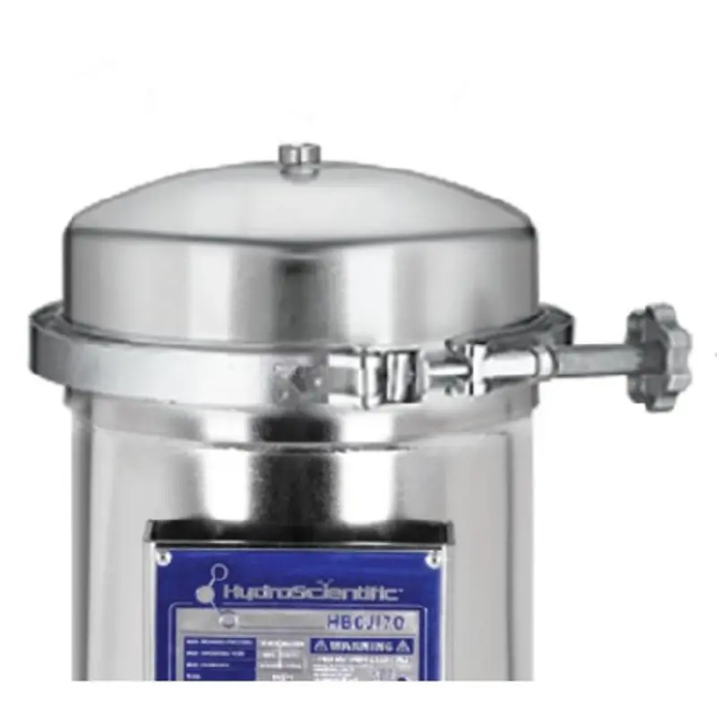 Hydroscientific 170-Jumbo Band-Clamp Filter Housing – 2-Inch Fnpt, 316 Stainless Steel 2