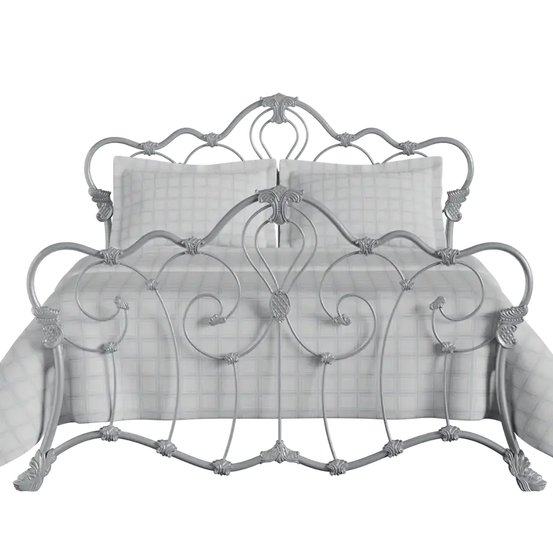 Industrial Metal Headboard And Footboard Set 1