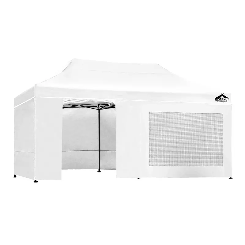 Instahut 3X6M White Shade Gazebo – Portable Folding Marquee For Weddings & Backyards 1