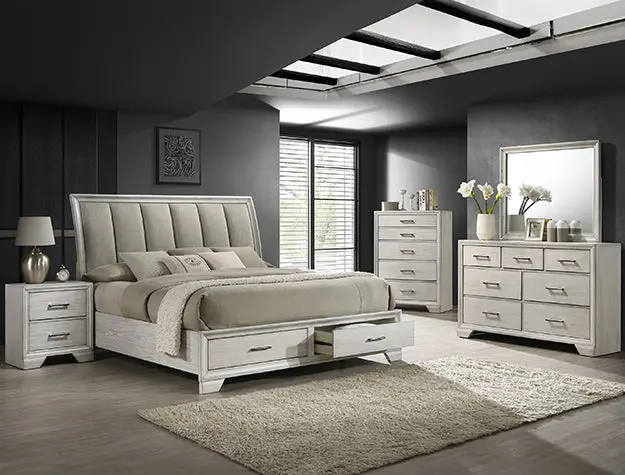 Jaymes White Mist Bedroom Collection (Model B6582) 1