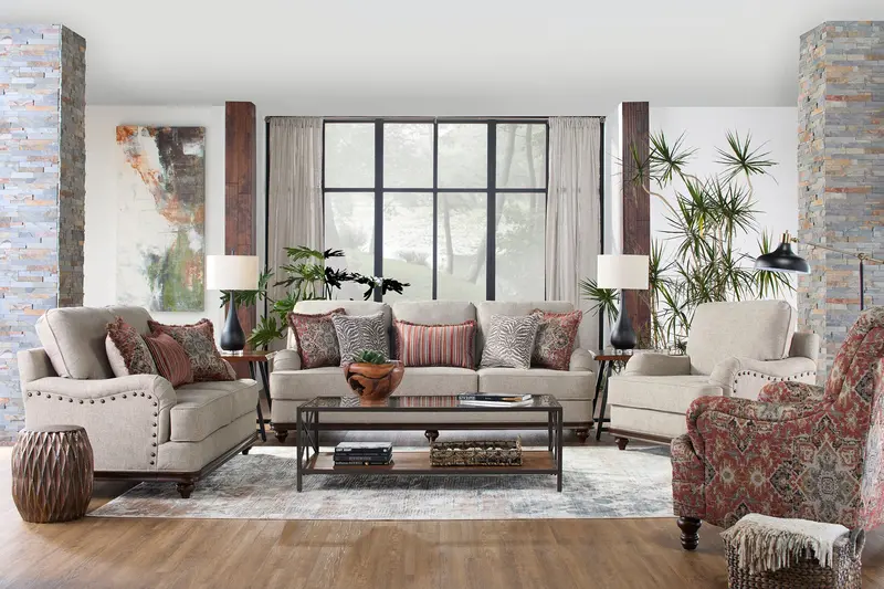 Jazzy Heather Plush Armchair | Model 17200 1
