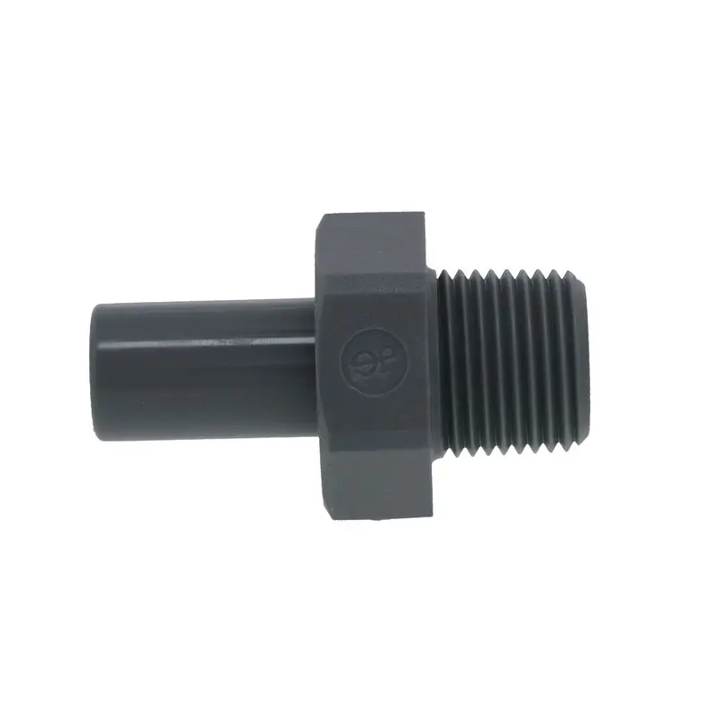John Guest 1/2" Nptf Stem Adapter (1/2" X 1/2") 1