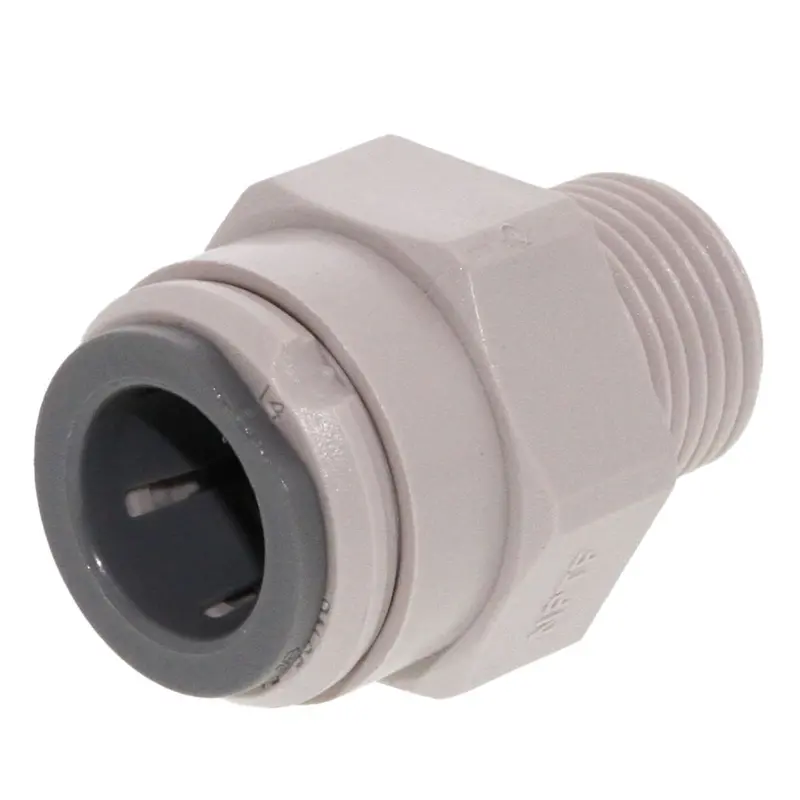John Guest 1/2" Nptf To 1/2" Nptf Male Connector 1
