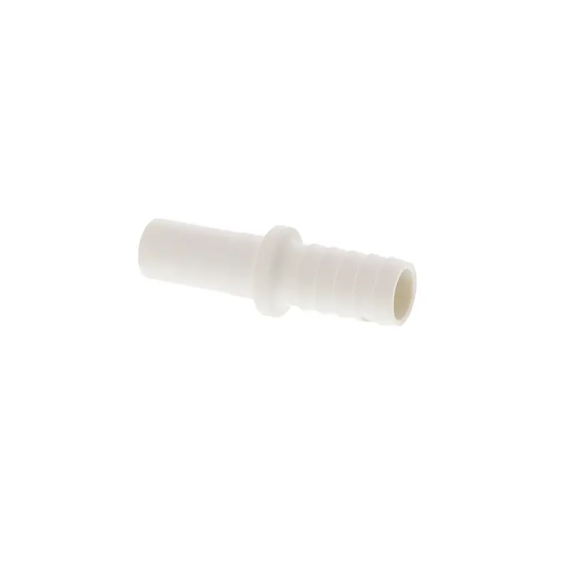 John Guest 1/2" Od Tube-To-Hose Stem Connector – 1/2" Id Barb, Polypropylene 1