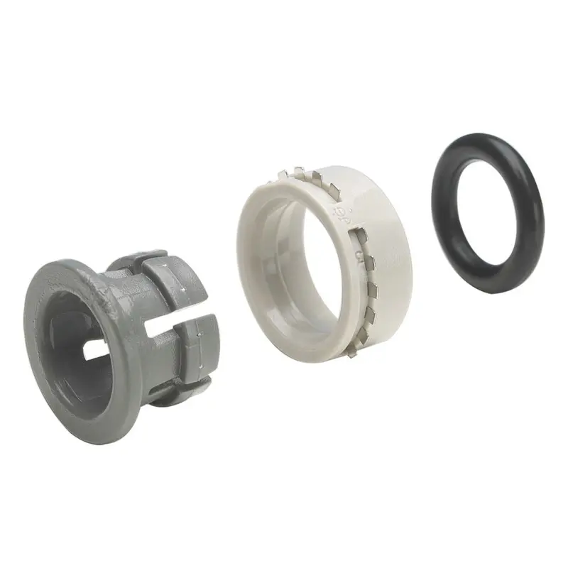 John Guest 1/4-Inch Plastic Half Cartridge With Gray Nitrile O-Ring 1