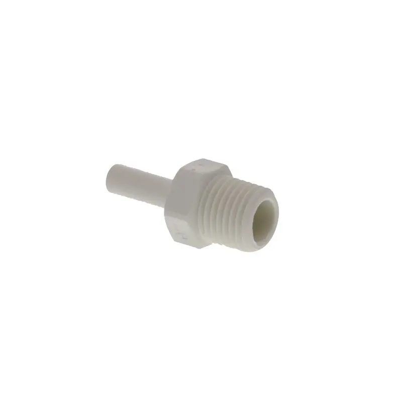 John Guest 1/4" × 1/4" Nptf Stem Adapter – Polypropylene 1