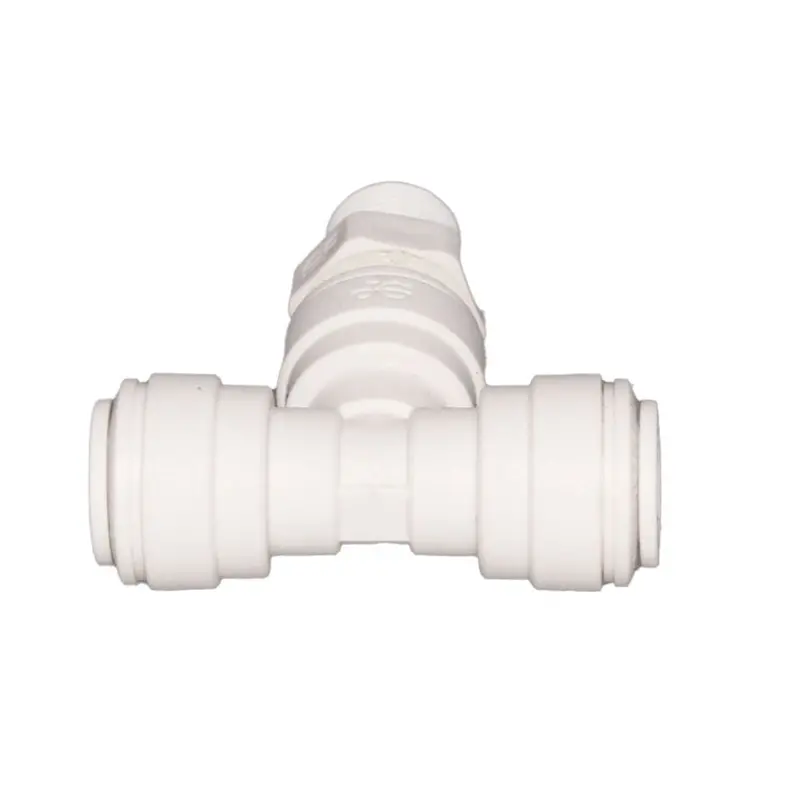 John Guest 3/8" × 3/8" Nptf Swivel Branch Tee – Polypropylene 2
