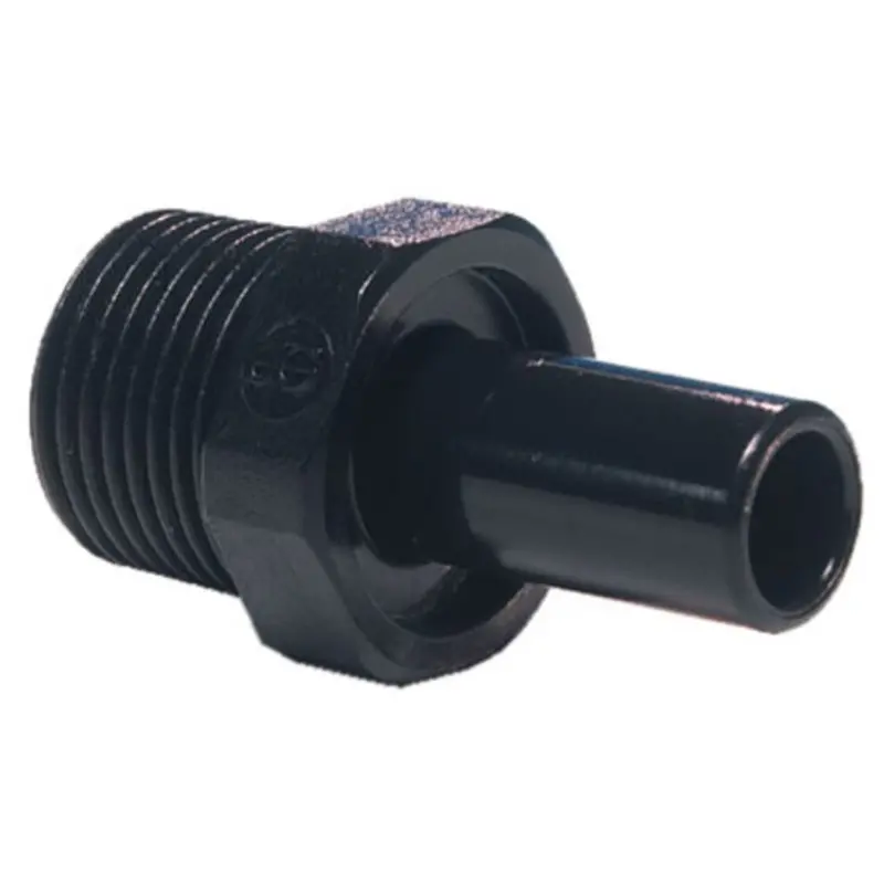 John Guest Stem Adapter – Black Acetal, 8Mm X 1/8" Bsp 1