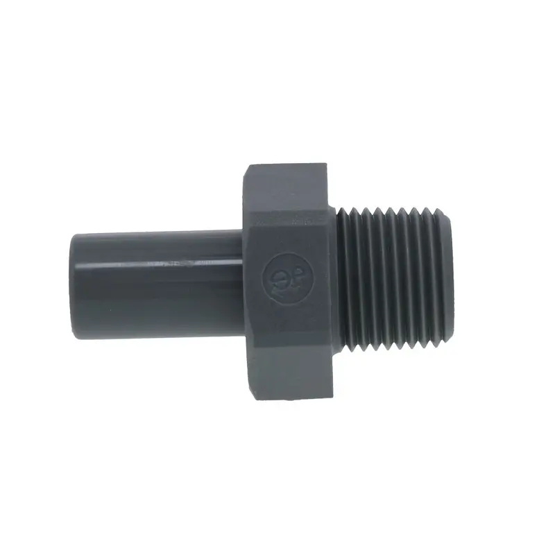 John Guest Stem Adapter With Bspt Threads – 3/8" X 3/8" 1