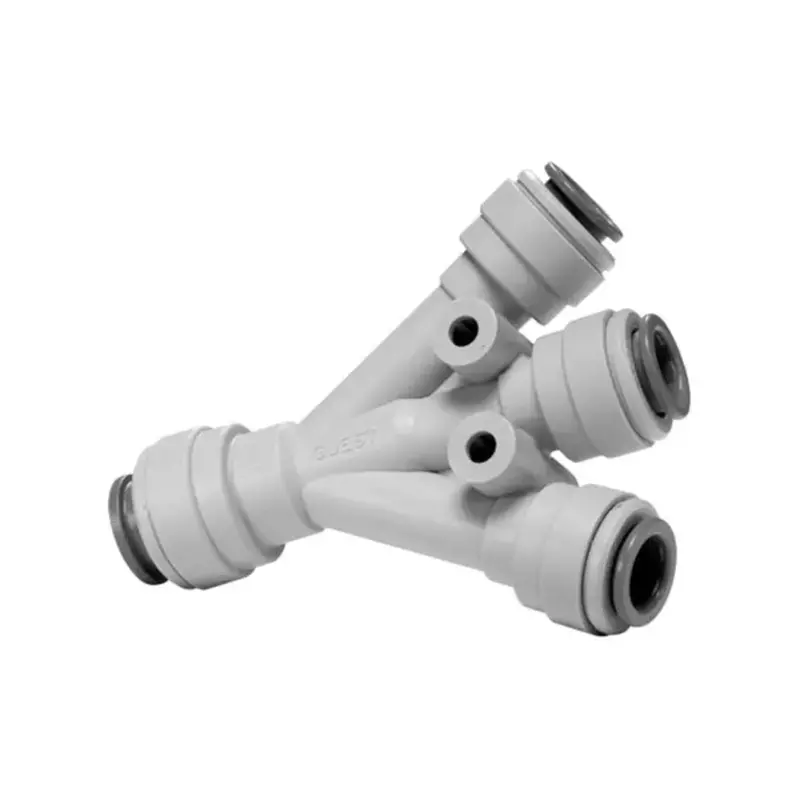 John Guest Three-Way Flow Divider – 1/2" Od Inlet, Three 1/2" Od Outlets 1