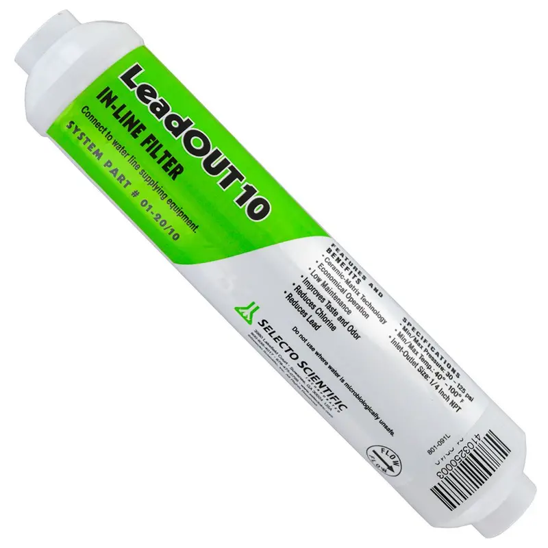 Kinetico 01-20/10 Leadout Inline Filtration Cartridge — 10-Inch Length 1