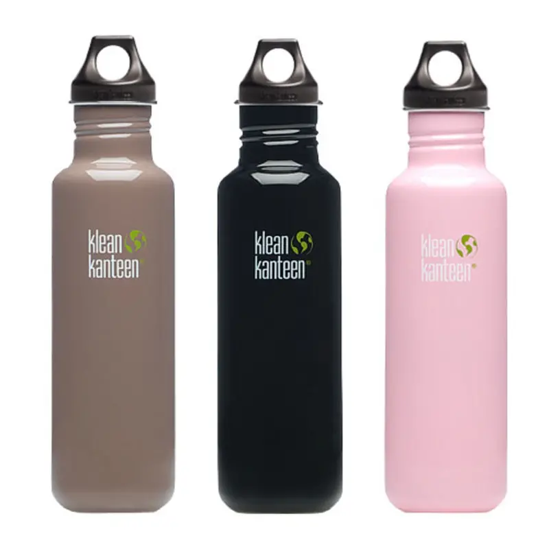 Klean Kanteen Classic Stainless Steel Water Bottle – 27 Oz With Polypropylene Loop Cap 1