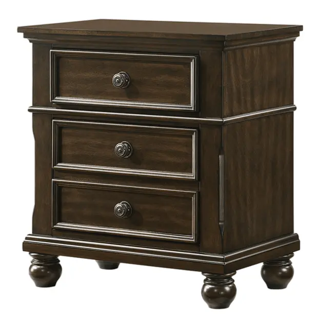 Lara Nightstand With Dual-Tone Finish 1