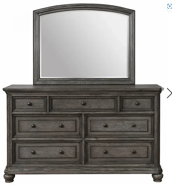 Lavonia 6-Drawer Wooden Dresser 1