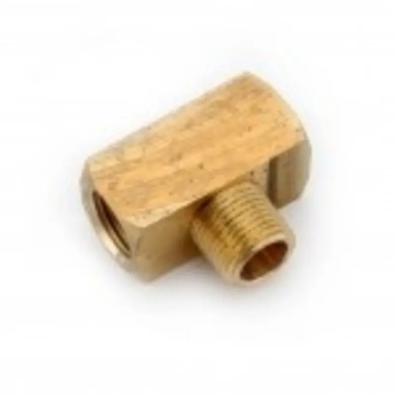 Lead-Free Brass Branch Tee – 1/2" Female Pipe Thread (Fpt) X 1/2" Fpt X 1/2" Male Pipe Thread (Mpt) 1