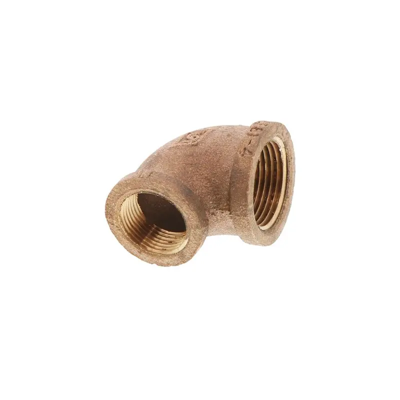 Lead-Free Brass Reducing Elbow: 1" Female Pipe Thread To 3/4" Female Pipe Thread 1