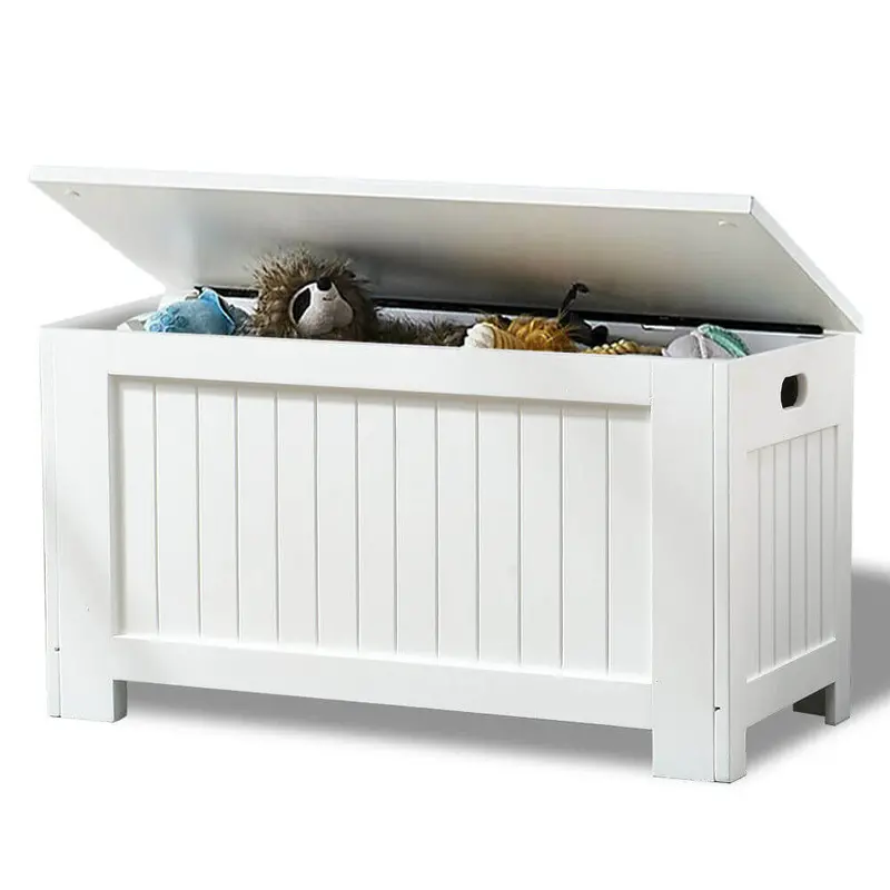 Levede Children’S Storage Chest – Wooden Toy Box & Clothing Organizer Cabinet 1