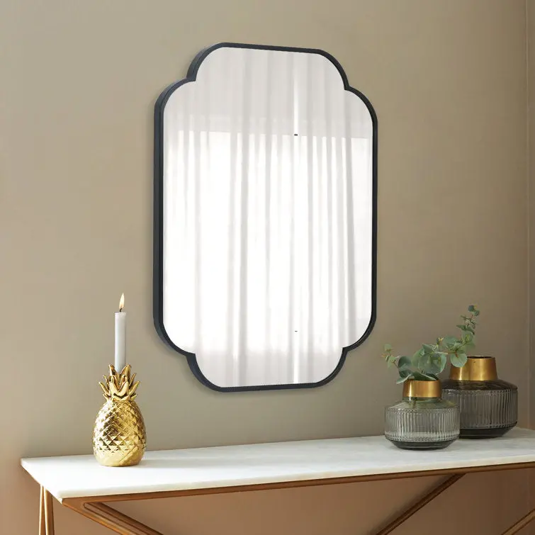 Liddie Minimalist Metal Wall Mirror 1