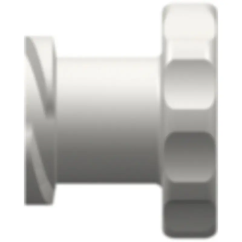 Linktech White Nylon Female Luer Thread Cap For Secure Closure 1