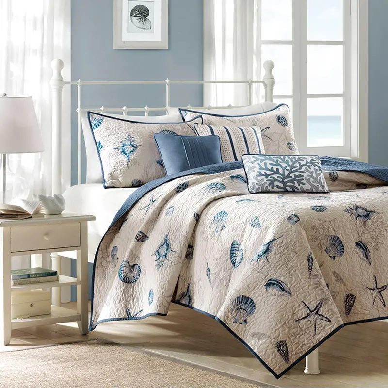 Madison Park Bayside Reversible Queen Coverlet Set – Lightweight Layering Option 1