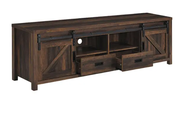 Madra Rectangular Tv Console – Two-Sliding-Door Media Stand 1