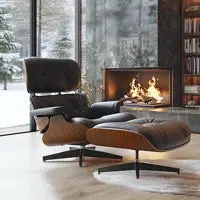 Mid-Century Modern Reclining Armchair | Retro-Inspired Lounge Chair With Tilt Mechanism 1