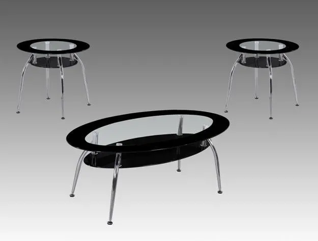 Mila Modern Coffee Table Set With Matching Side Tables 1