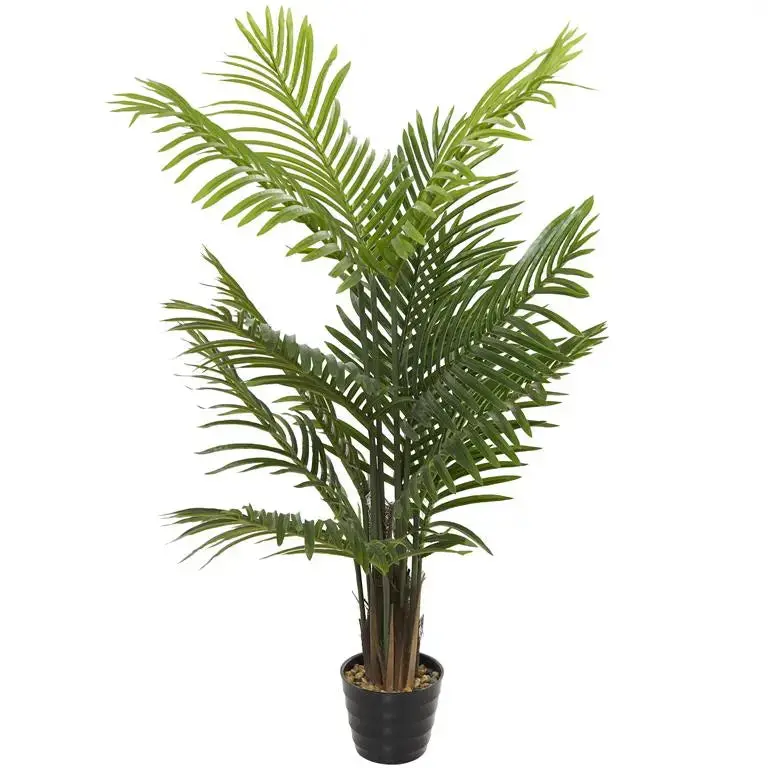 Modern Green Vinyl Areca Palm Artificial Tree 1
