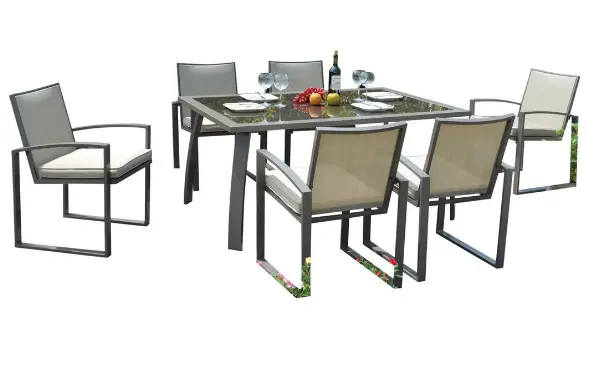 Moldova 7-Piece Formal Dining Room Set 1