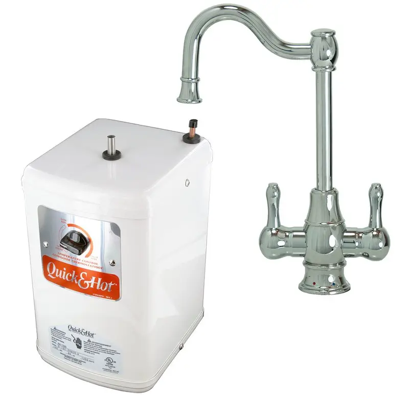 Mountain Plumbing Mt1871-Nl Traditional Dual-Tap Dispenser Featuring Compact Hot Tank 1