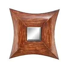Multi-Tone Iron Rustic Wall Mirror – Distressed Framed Statement Piece 1
