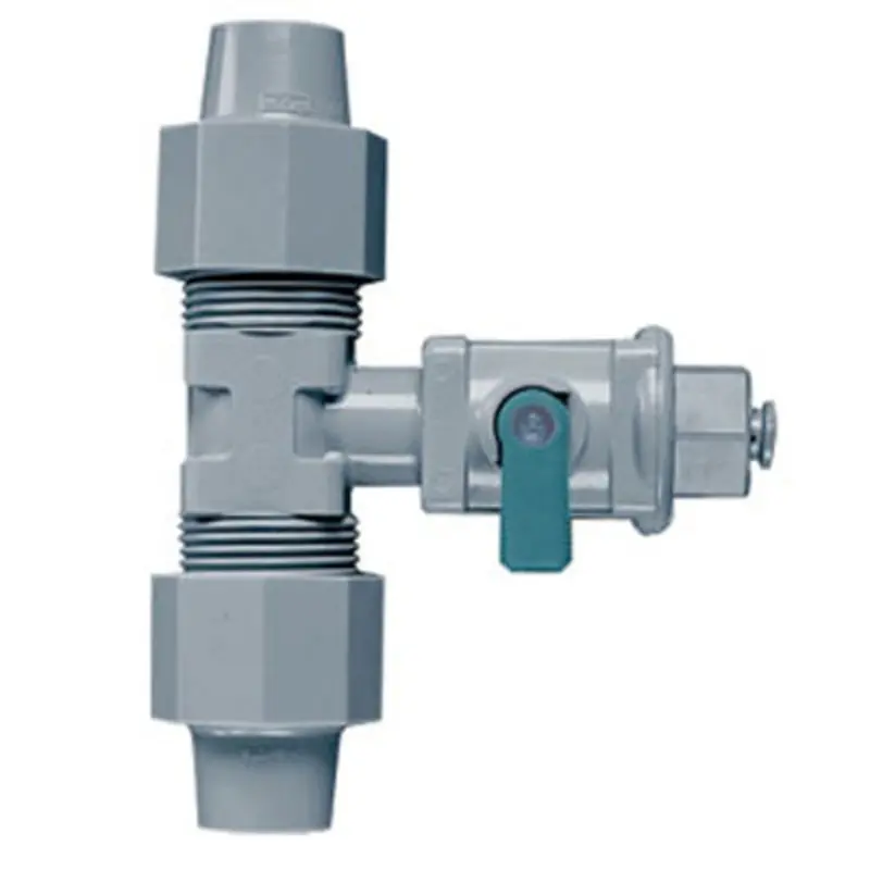 Mur-Lok Ro Pal Ball Valve For Plastic Tubing – Compact Inline Shut-Off 1