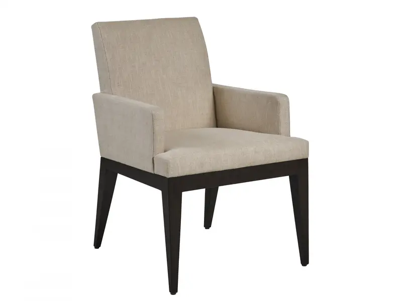 Murano Luxe Upholstered Armchair – Curved Back Design 1