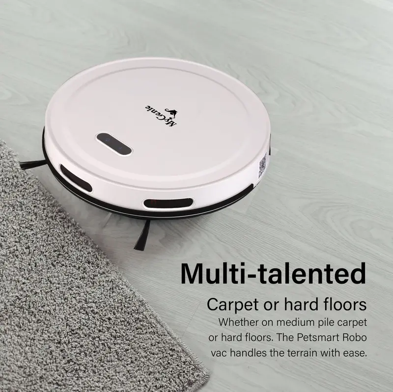 Mygenie Smart Robotic Vacuum – App-Controlled Auto-Cleaning For Carpets & Hard Floors 1