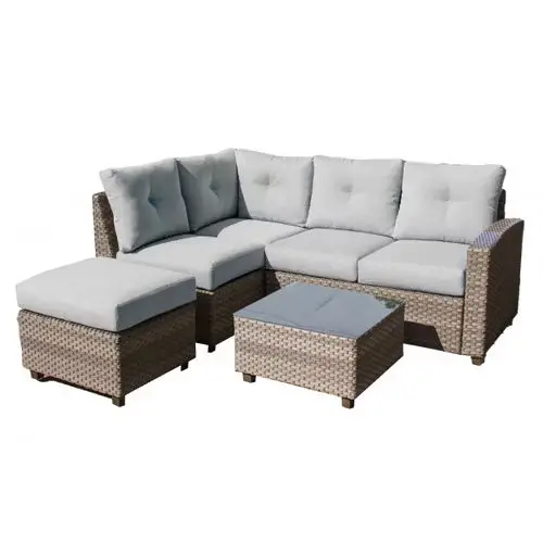 Mystic 4-Piece Sectional Sofa Set – Modular L-Shaped Living Room Arrangement 1