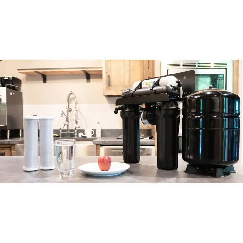 Neo-Pure 4-Stage Ro System Retrofit Kit – 75 Gpd With Alkaline Remineralizer, Drain Saddle, Feed Adapter & Permeate Pump 2