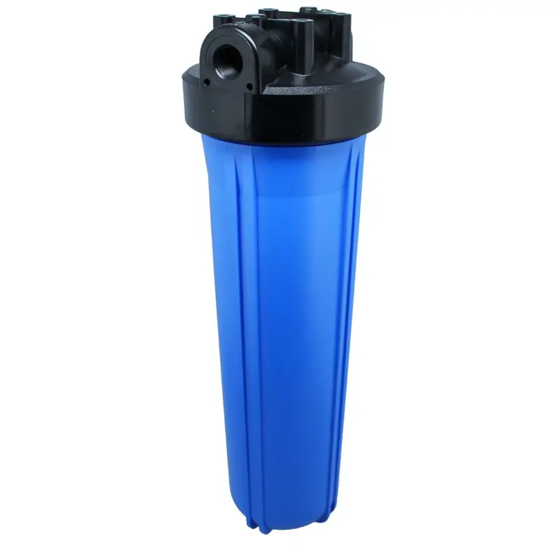 Neo-Pure Big Flow Filter Housing – 20" Blue Sump/Black Cap, 3/4" Fpt, No Pressure Relief (Open Box) 1