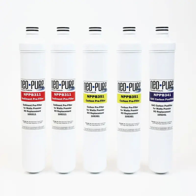 Neo-Pure Pre- And Post-Filter Replacement Kit Compatible With Watts Premier Model 531105 1