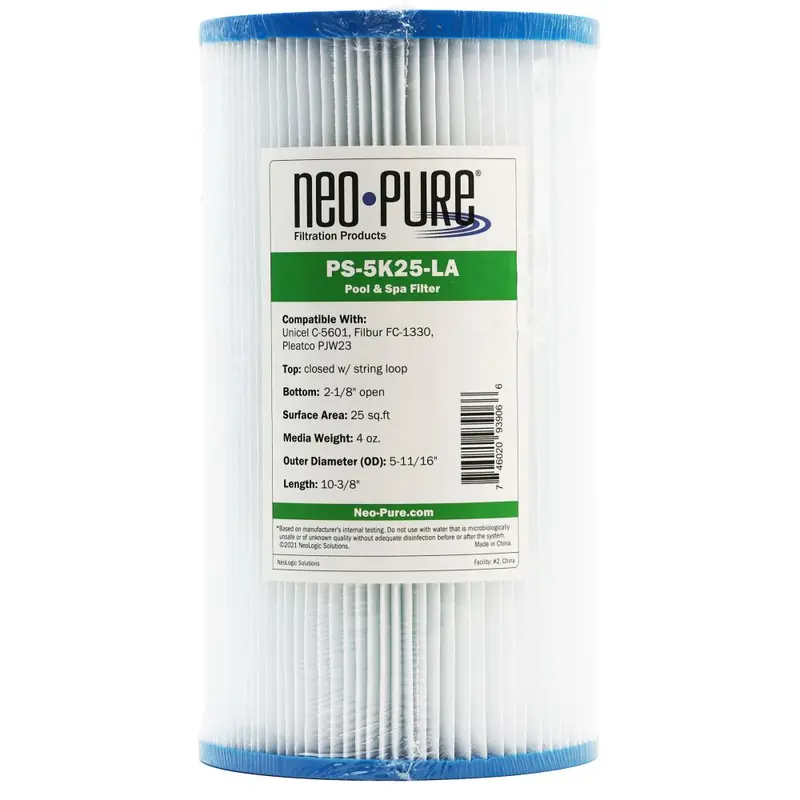 Neo-Pure Ps-5K25-La Pool & Spa Filter Element (5-11/16" X 10-3/8") 1