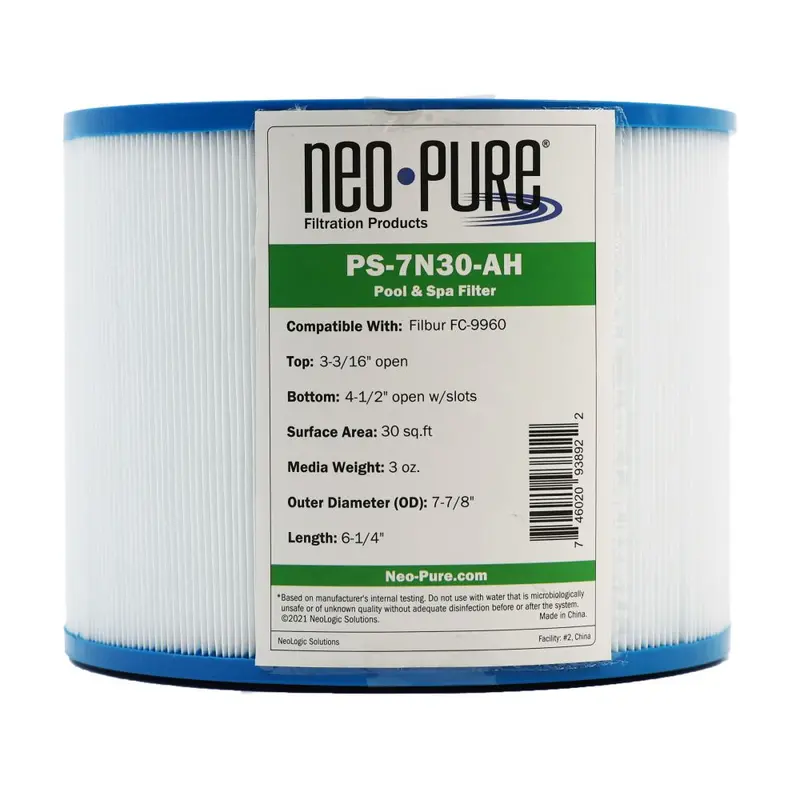 Neo-Pure Ps-7N30-Ah Pool & Spa Filter Cartridge (7-7/8" X 6-1/4") 1