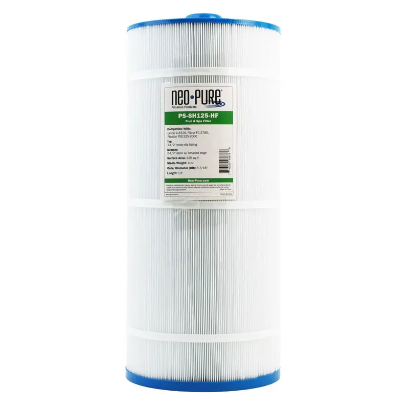 Neo-Pure Ps-8H125-Hf Pool & Spa Replacement Filter (8-7/16" X 19") 1