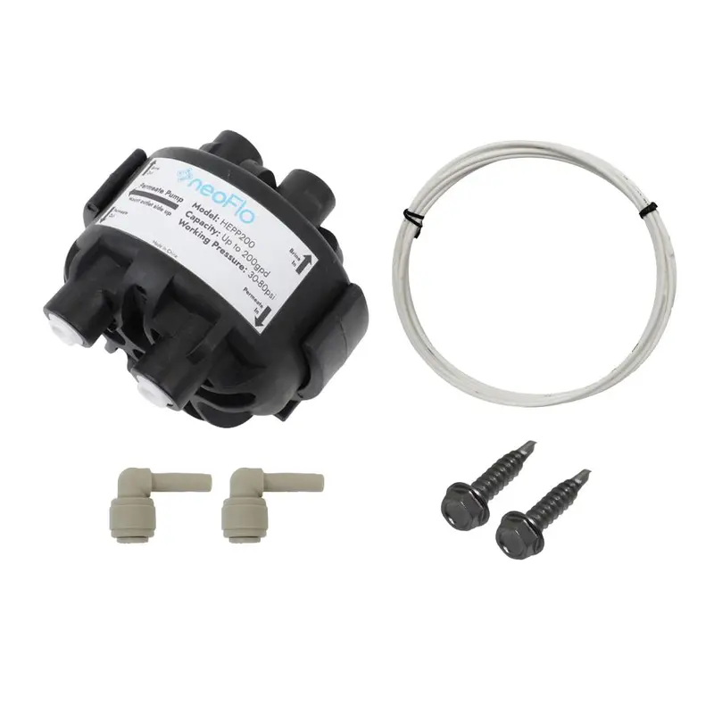 Neoflo 200 Gpd Permeate Pump Kit With Fittings And Tubing Only 1
