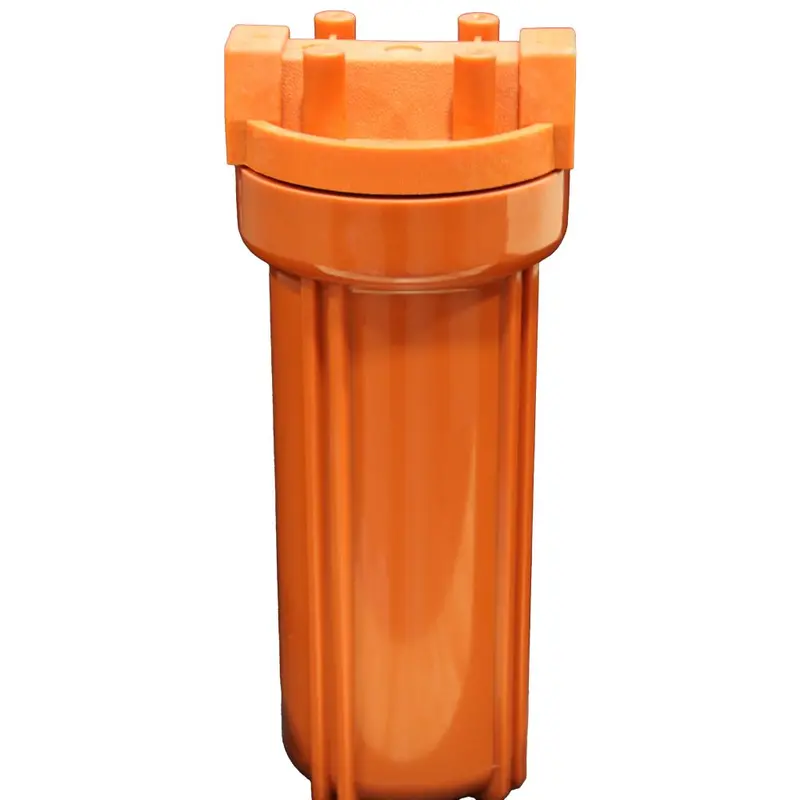 Neopure 10-Inch Standard Ribbed Cap – High-Temp Nsf-Compliant Housing, Red Cap & Sump, 3/4″ Port 1