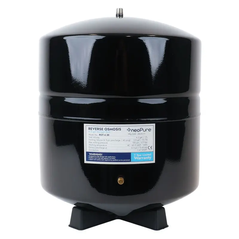 Neopure 4.5-Gallon Ro Storage Tank – Open-Box (Black) 1